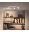 Plafonnier PHILIPS 4 Spots Pongee - 82422 - vue 5