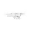 Plafonnier avec Spots Croisés White Color Centris GU10 3x5.7W Hue - 84725 - vue 4