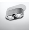 Plafonnier Basic 2 Béton SOLLUX - 95602 - vue 3