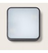 Plafonnier Carré Extérieure Aluminium 285x285 mm Kadam - 113576 - vue 2