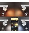 Plafonnier LED CCT Runner 2 Spots - 67699 - vue 5