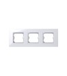 Cadre pour Pièce Intermédiaire 3 Emplacements Blanc SIMON 27 Play 2701630-030 - 90124