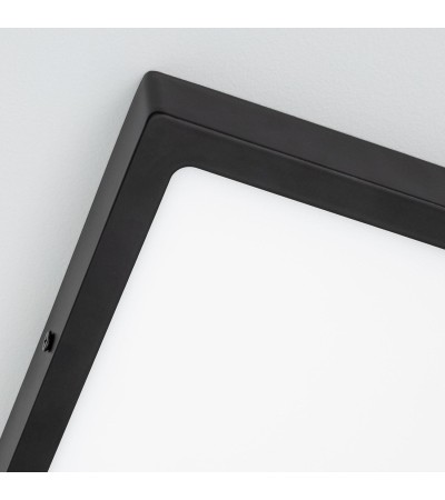 Plafonnier LED 18W Carré Aluminium 210x210 mm Slim CCT Sélectionnable Galán SwitchDimm - 95547 - vue 7