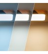 Plafonnier LED 18W Carré Bois 325x325 mm CCT Sélectionnable Semi-Dari - 75922 - vue 8