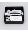 Plafonnier LED 6W Carré Aluminium 105x105 mm Slim CCT Sélectionnable Galán SwitchDimm - 95522 - vue 8