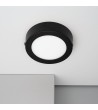 Plafonnier LED 6W Rond Aluminium Slim à˜110 mm CCT Sélectionnable Galà¡n SwitchDimm - 95506 - vue 4