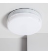 Plafonnier LED Extérieur Rond 24W Hublot IP65 Ø285 mm avec Éclairage de Sécurité Non Permanent - 77374 - vue 9