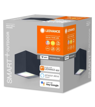 Plafonnier LED RGB 14W Smart+ WiFi Carrée IP44 LEDVANCE 4058075564367 - 92995 - vue 4