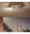 Plafonnier LED RGBW White Color Argenta 4 Spots 4x6W Hue - 67781 - vue 5