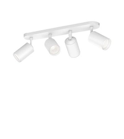 Plafonnier LED RGBW White Couleur Fugato 4x6W Hue - 67763 - vue 3