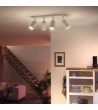 Plafonnier LED RGBW White Couleur Fugato 4x6W Hue - 67763 - vue 4