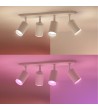 Plafonnier LED RGBW White Couleur Fugato 4x6W Hue - 67763 - vue 5