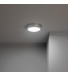 Plafonnier LED Rond 12W Métal Design Silver Ø175 mm - 1139 - vue 8