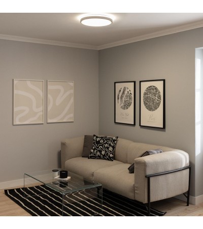 Plafonnier LED Rond 19W CCT Sélectionnable Faina Ø400 mm - 74279 - vue 7