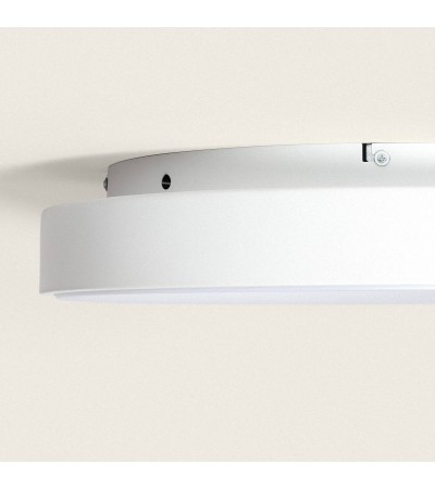 Plafonnier LED 40W Rond Aluminium Ø470 mm CCT sélectionnable Jacob - 105346 - vue 3