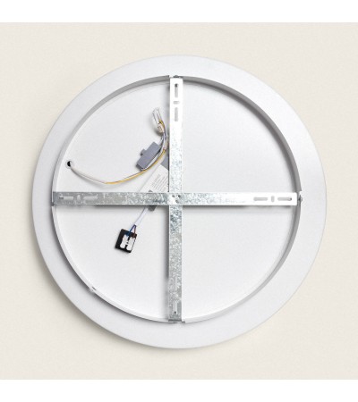 Plafonnier LED 40W Rond Aluminium Ø470 mm CCT sélectionnable Jacob - 105346 - vue 5