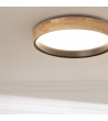 Plafonnier LED Rond Bois 30W CCT Sélectionnable Dari Ø570 mm - 71569 - vue 5