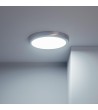 Plafonnier LED Rond Métal 24W Design Silver Ø300mm - 1143 - vue 9