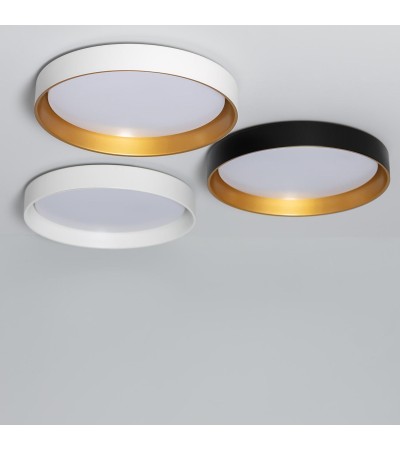 Plafonnier LED Rond Métal 30W CCT Sélectionnable Big Broadwey Ø550 mm - 92851 - vue 4