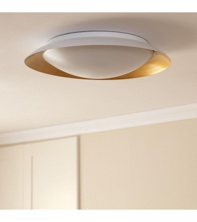 Plafonnier LED Rond Métal 30W CCT Sélectionnable Taylor à˜500 mm - 92858 - vue 7