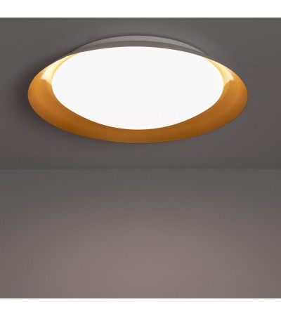 Plafonnier LED Rond Métal 30W CCT Sélectionnable Taylor à˜500 mm - 92858 - vue 10