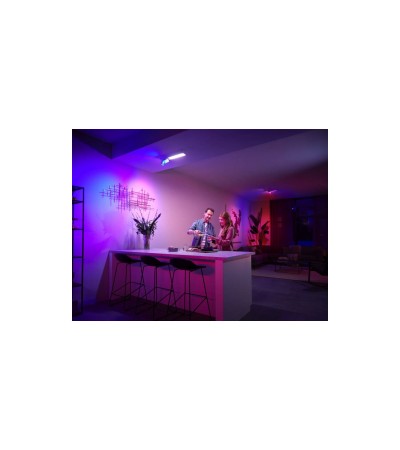 Plafonnier LED White Color Centris GU10 2x5.7W Hue - 84696 - vue 7