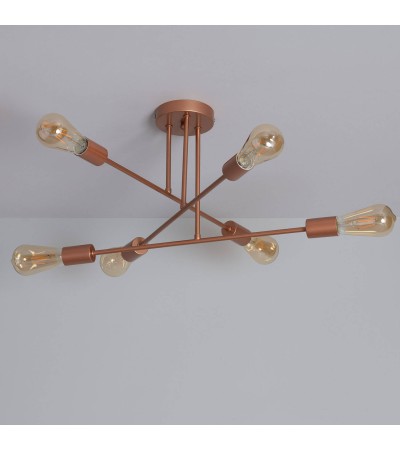 Plafonnier Métal Fimbo 6 Spots - 88050 - vue 3