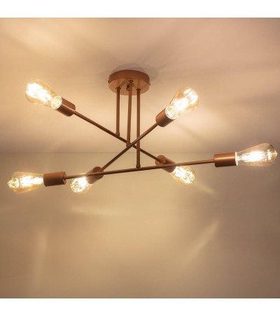 Plafonnier Métal Fimbo 6 Spots - 88050 - vue 6