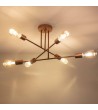 Plafonnier Métal Fimbo 6 Spots - 88050 - vue 6