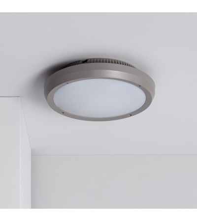 Plafonnier Rond Extérieur Curio IP65 Gris Ø300 mm - 5463 - vue 9