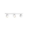 Plafonnier White Ambiance Buckram 3 Spots GU10 Hue - 85709 - vue 3