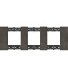 Platine de Finition 2 x 3 Modules Métals BTicino Living Now KA4802M3_ - 82908 - vue 2