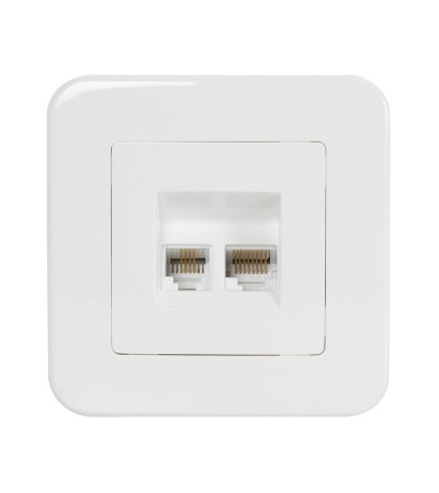 Prise RJ45 Internet+ RJ11 Téléphone Classic - 67954 - vue 3