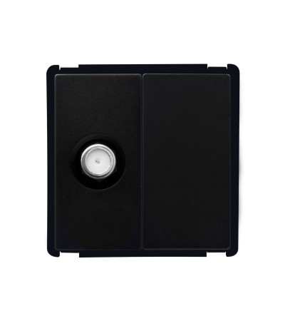 Prise Satéllite + Obturateur Modern - 63667 - vue 3