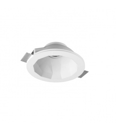Colerette Downlight Intégration Plâtre/Pladur Dodeca pour Ampoule LED GU10 / GU5.3 Coupe Ø253 mm UGR17