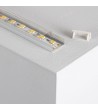 Profilé Aluminium en Saillie avec Capot Continu pour Double Ruban LED jusqu'à 20mm - 69898 - vue 9