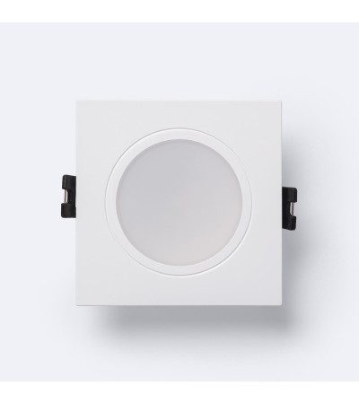 Collerette Downlight Carré IP65 pour Ampoule LED GU10 / GU5.3 Coupe Ø75 mm Maxis - 113846 - vue 2
