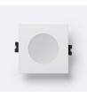 Collerette Downlight Carré IP65 pour Ampoule LED GU10 / GU5.3 Coupe Ø75 mm Maxis - 113846 - vue 2
